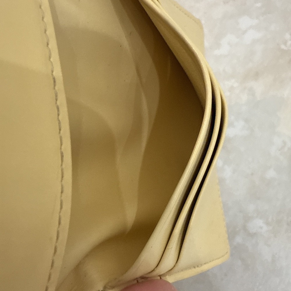 VTG Y2K Louis Vuitton Vanilla Epi Leather‎ Elastic Card Wallet RARE MI0090 Small - Picture 6 of 14